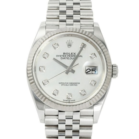 ROLEX Other - Rolex Datejust 36 126234NG White/10PD Dial Watch Men's